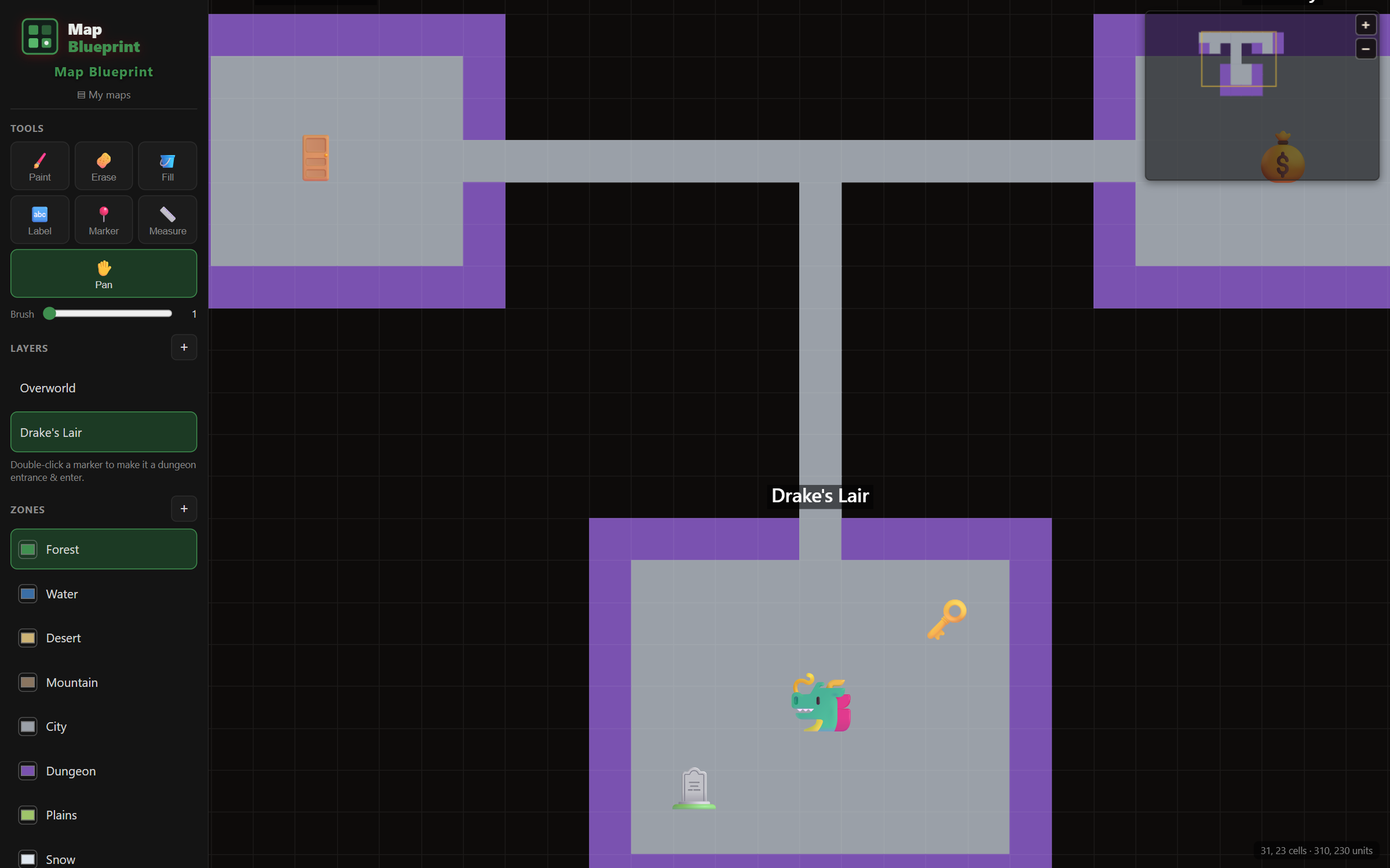 Dungeon layer
